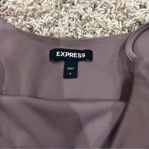 Express Women’s Size Small Purple Tank Bodysuit - Picture 2 of 4